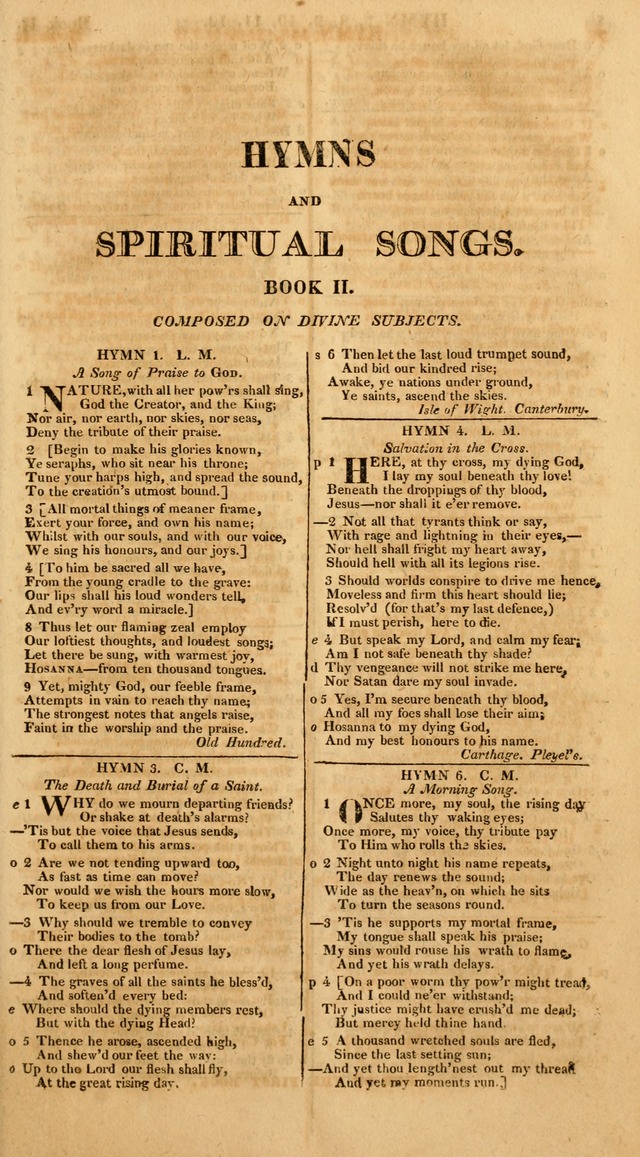 Christian Psalmody, in Four Parts; containing Dr. Watt
