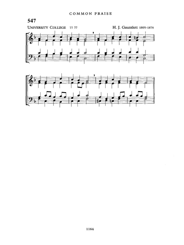 Common Praise: A new edition of Hymns Ancient and Modern page 1165