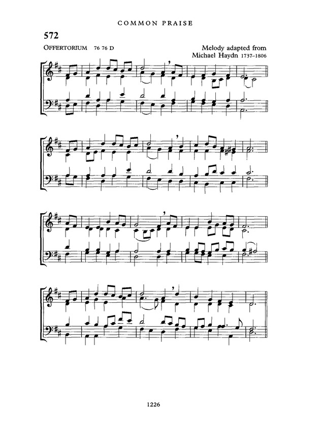 Common Praise: A new edition of Hymns Ancient and Modern page 1227