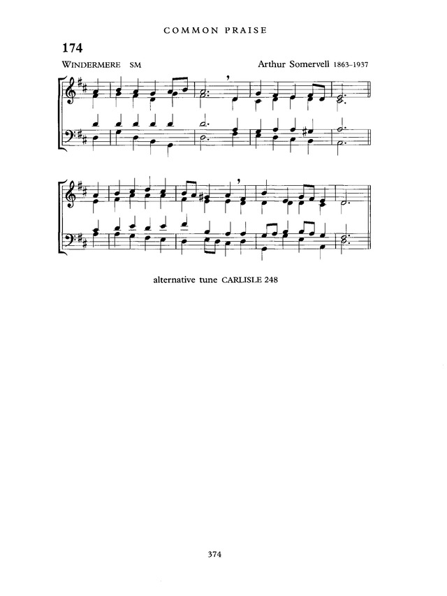 Common Praise: A new edition of Hymns Ancient and Modern page 374