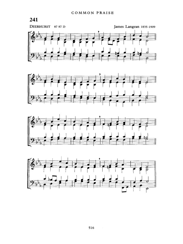 Common Praise: A new edition of Hymns Ancient and Modern page 517