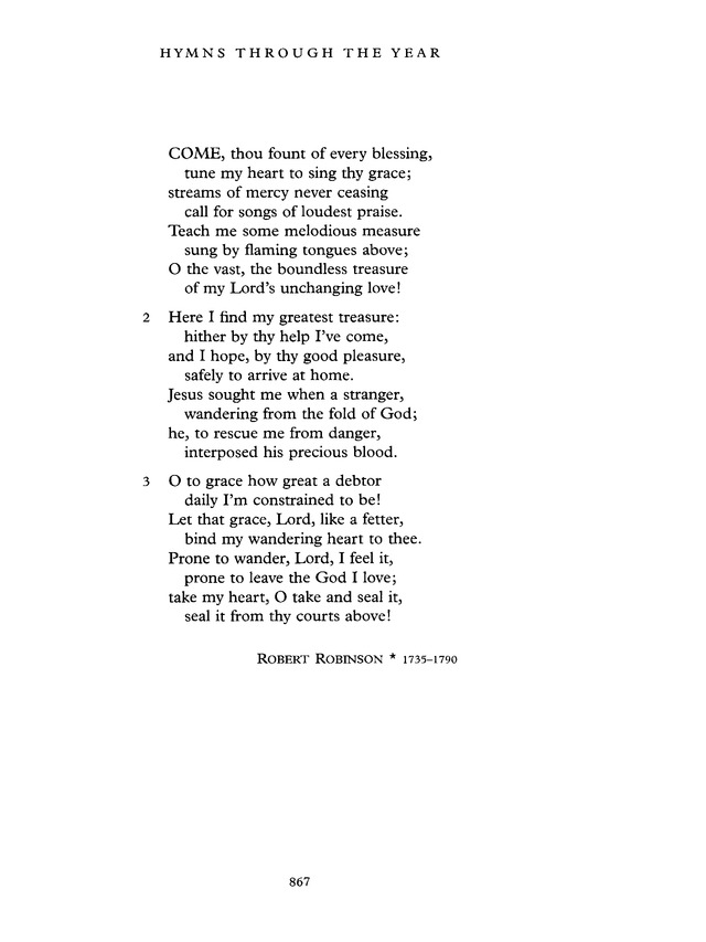 Common Praise: A new edition of Hymns Ancient and Modern page 868