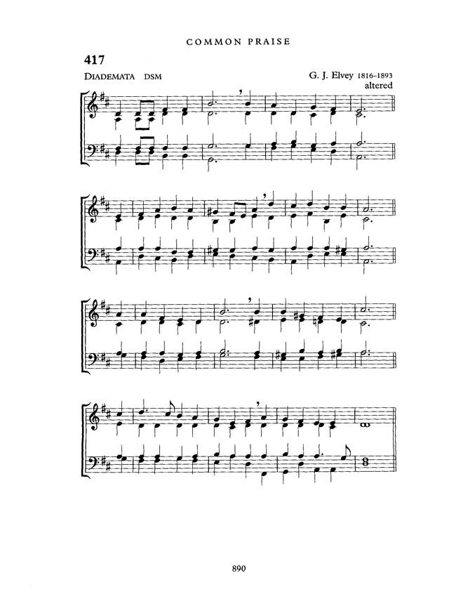 Common Praise: A new edition of Hymns Ancient and Modern page 891