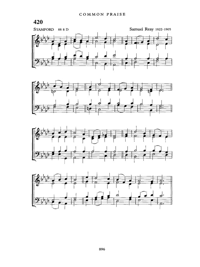 Common Praise: A new edition of Hymns Ancient and Modern page 897