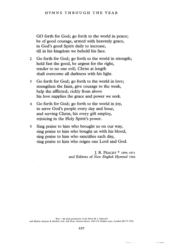 Common Praise: A new edition of Hymns Ancient and Modern page 938