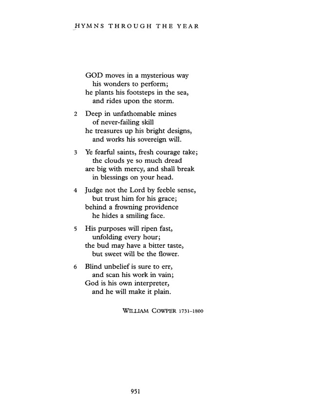 Common Praise: A new edition of Hymns Ancient and Modern page 952