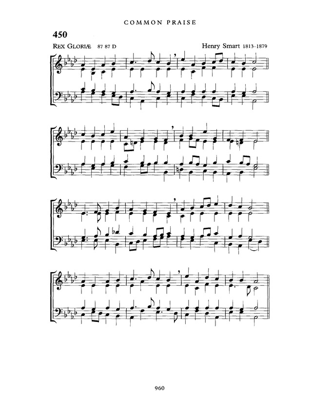 Common Praise: A new edition of Hymns Ancient and Modern page 961