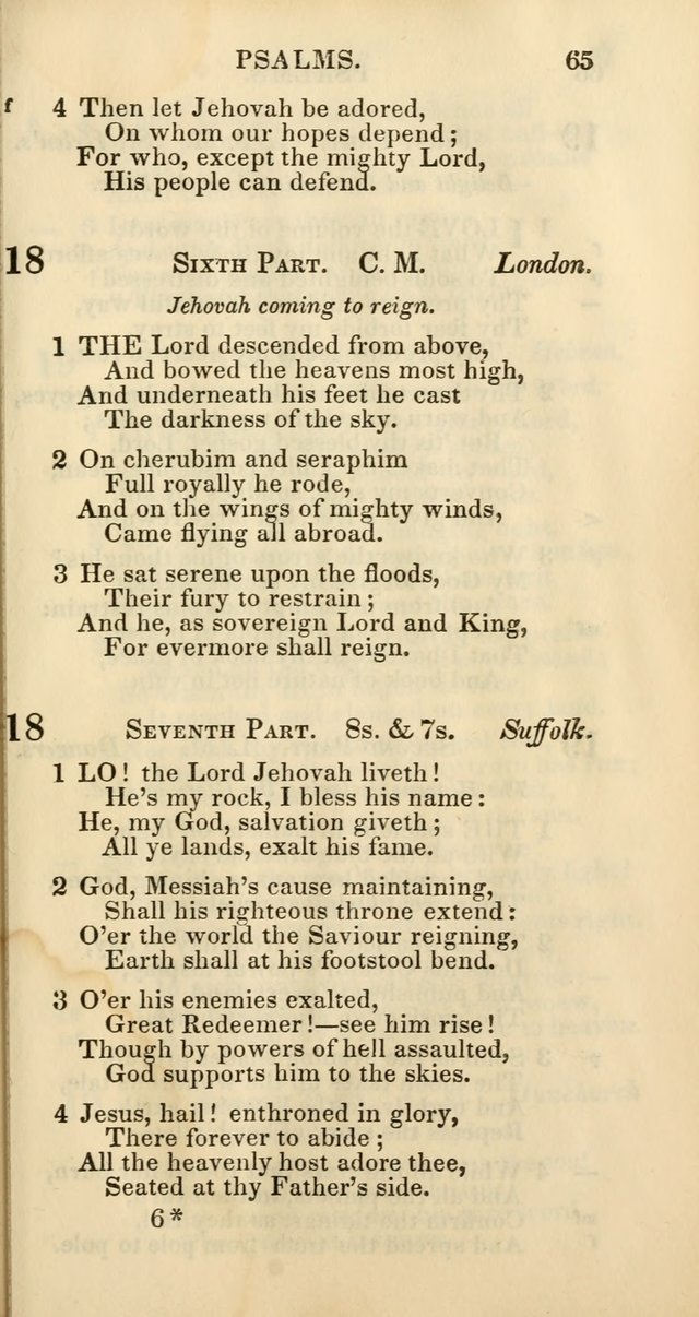 Church Psalmody: a Collection of Psalms and Hymns Adapted to Public Worship page 70