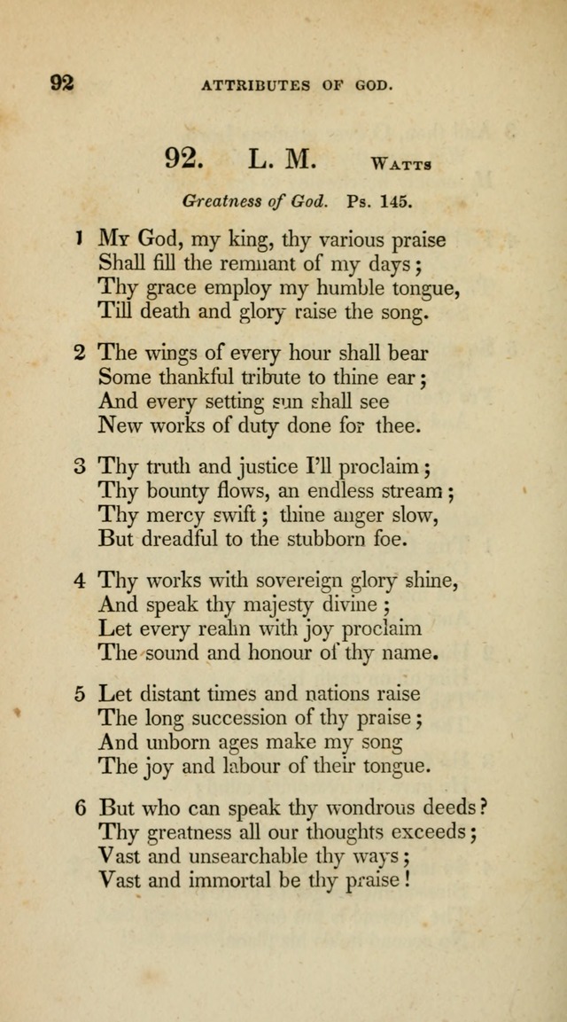 A Collection of Psalms and Hymns for Christian Worship (10th ed.) page 68