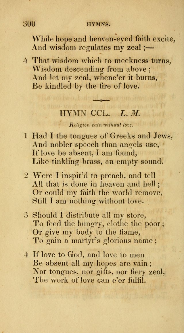 A Collection of Psalms and Hymns for Social and Private Worship page 300