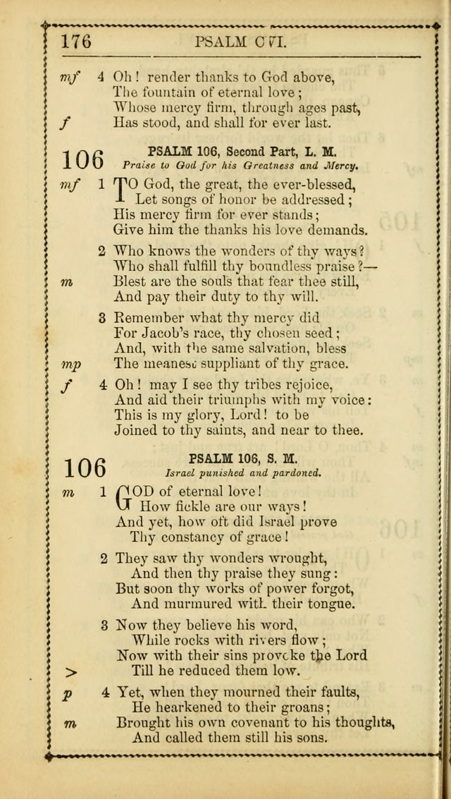 Church Psalmist: or, psalms and hymns, for the public, social and private use of Evangelical Christians. With Supplement. (53rd ed.) page 175