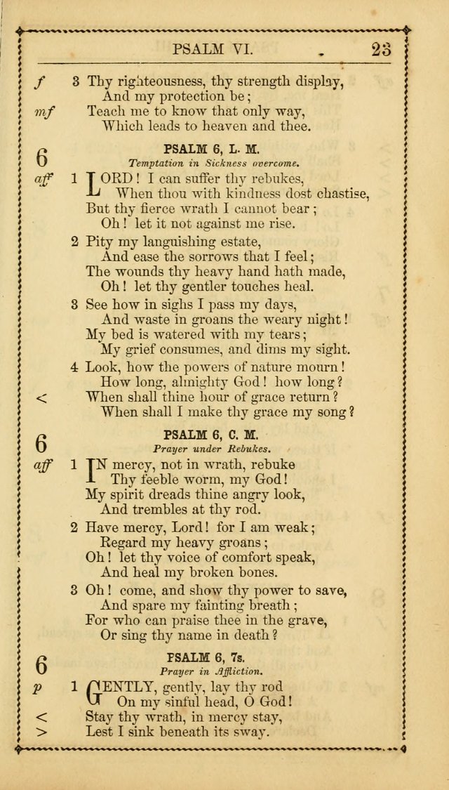 Church Psalmist: or, psalms and hymns, for the public, social and private use of Evangelical Christians. With Supplement. (53rd ed.) page 22