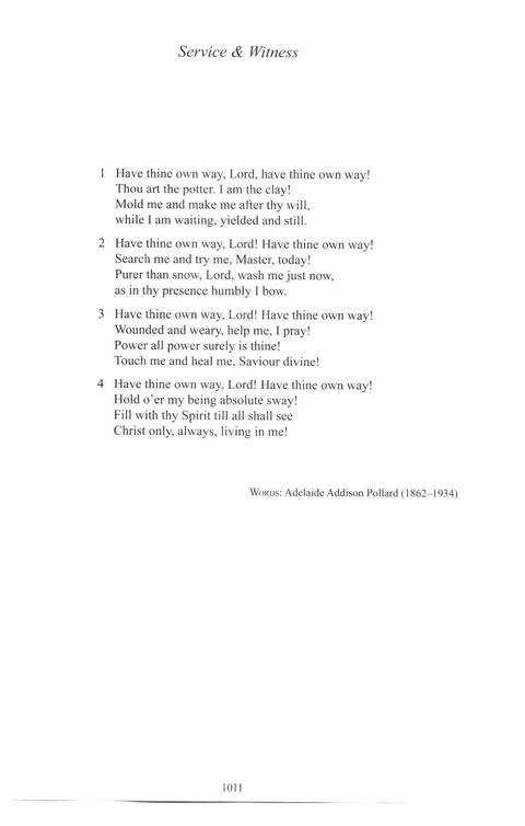 CPWI Hymnal page 1003