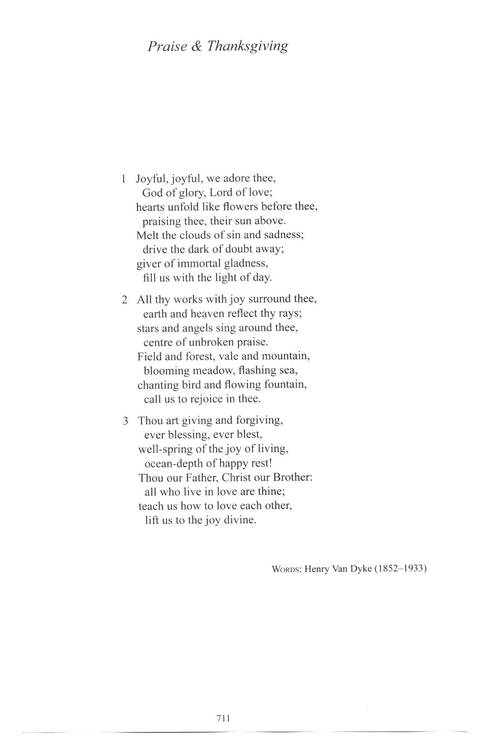 CPWI Hymnal page 707