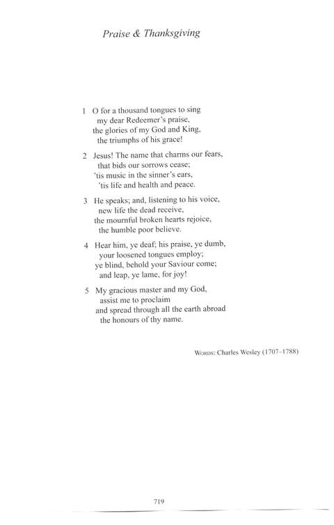 CPWI Hymnal page 715