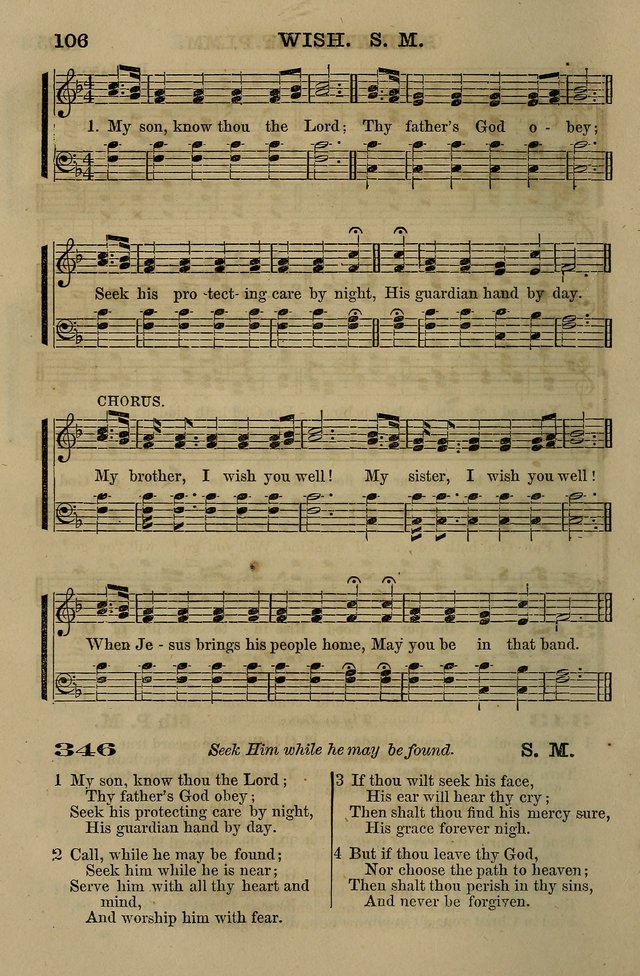 The Centenary Singer: a collection of hymns and tunes popular during the last one hundred years page 106