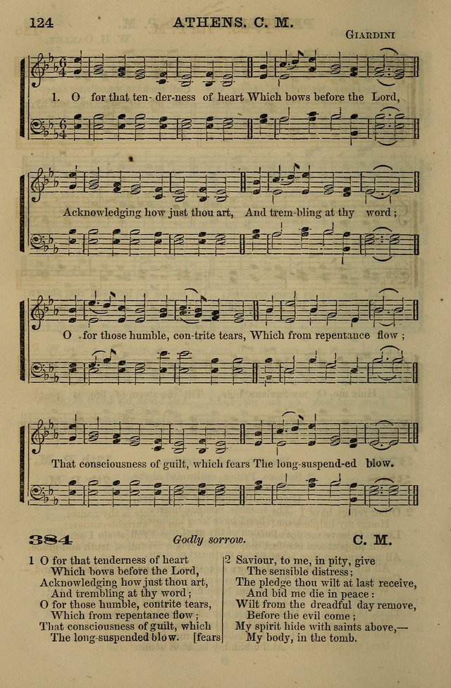 The Centenary Singer: a collection of hymns and tunes popular during the last one hundred years page 124