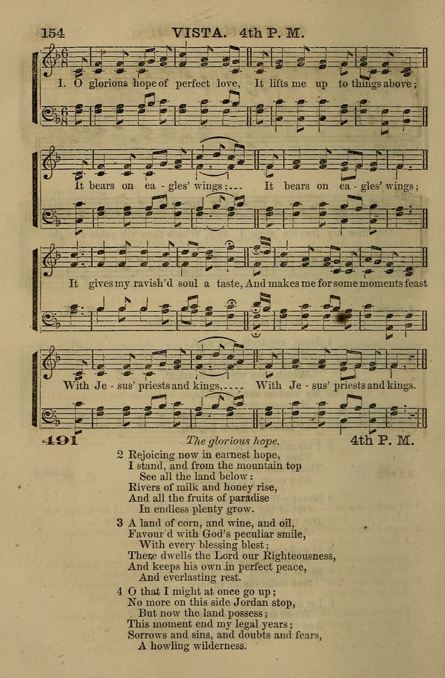 The Centenary Singer: a collection of hymns and tunes popular during the last one hundred years page 154