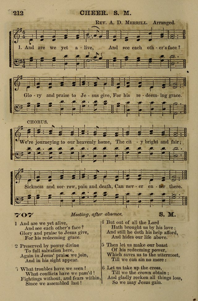 The Centenary Singer: a collection of hymns and tunes popular during the last one hundred years page 212