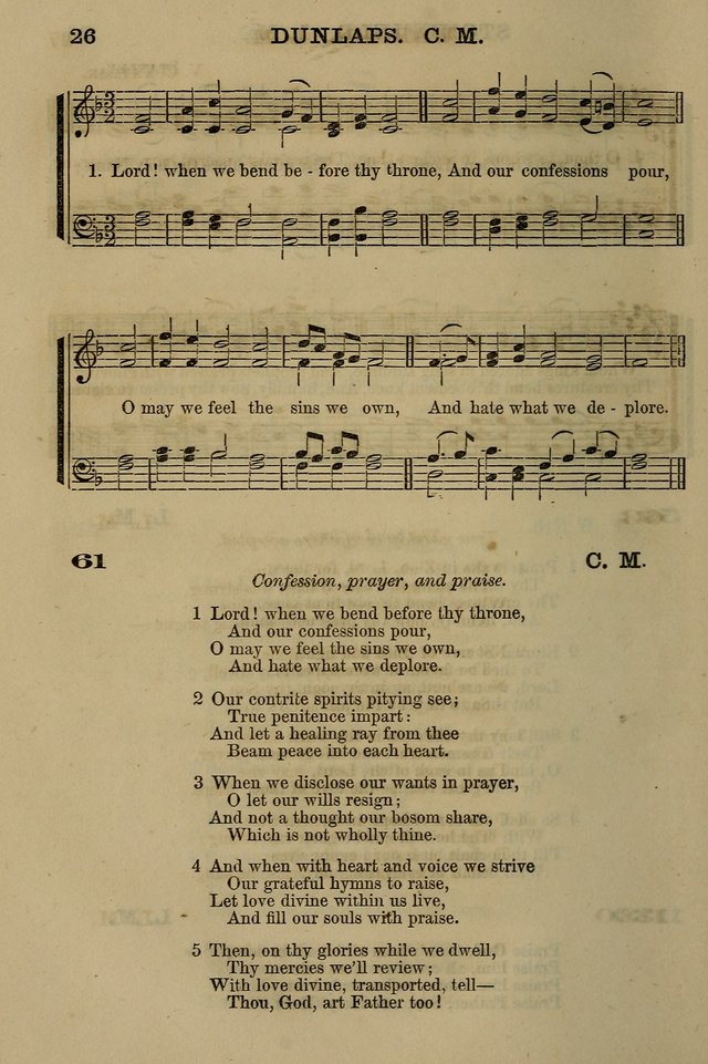 The Centenary Singer: a collection of hymns and tunes popular during the last one hundred years page 26