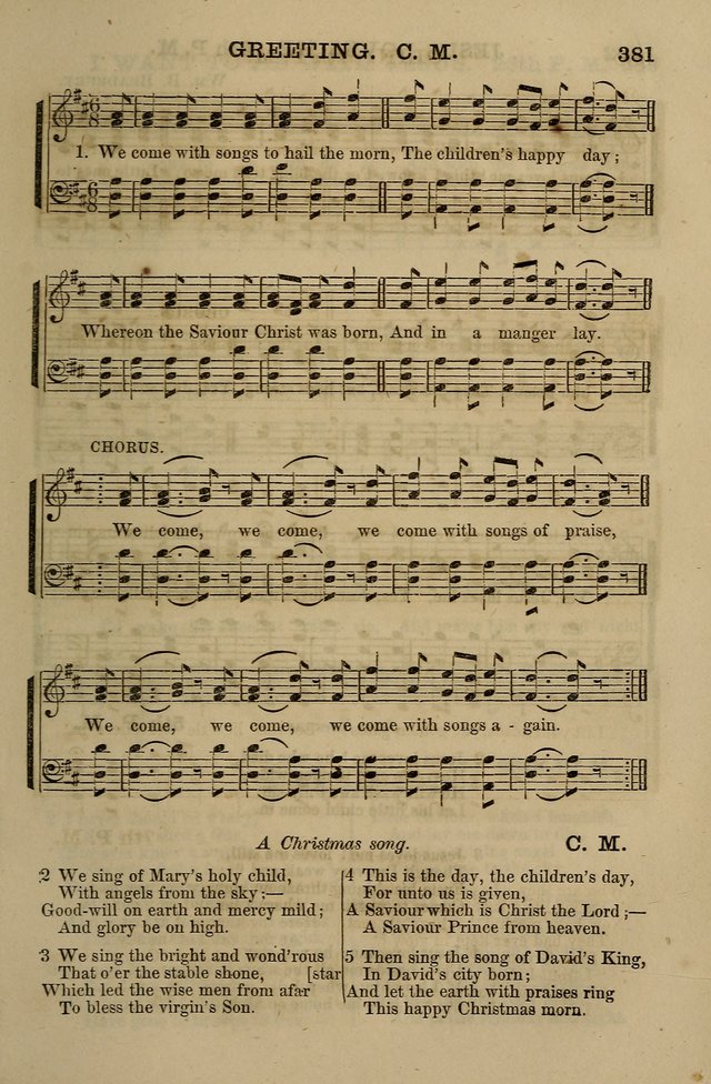 The Centenary Singer: a collection of hymns and tunes popular during the last one hundred years page 381