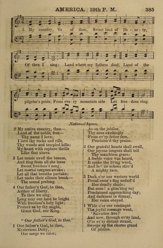 The Centenary Singer: a collection of hymns and tunes popular during the last one hundred years page 385