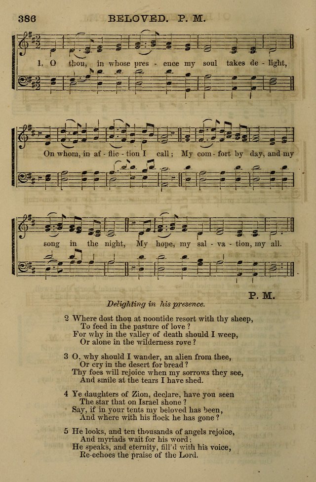The Centenary Singer: a collection of hymns and tunes popular during the last one hundred years page 386