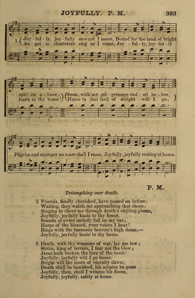 The Centenary Singer: a collection of hymns and tunes popular during the last one hundred years page 393