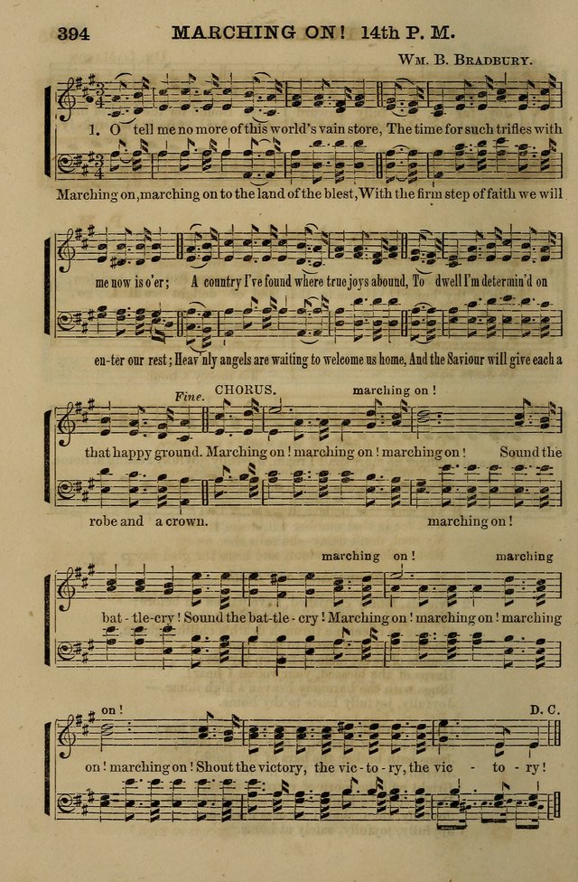 The Centenary Singer: a collection of hymns and tunes popular during the last one hundred years page 394
