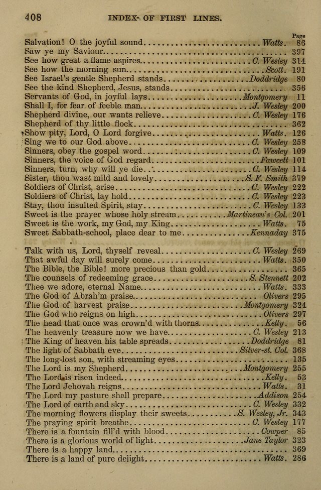 The Centenary Singer: a collection of hymns and tunes popular during the last one hundred years page 408