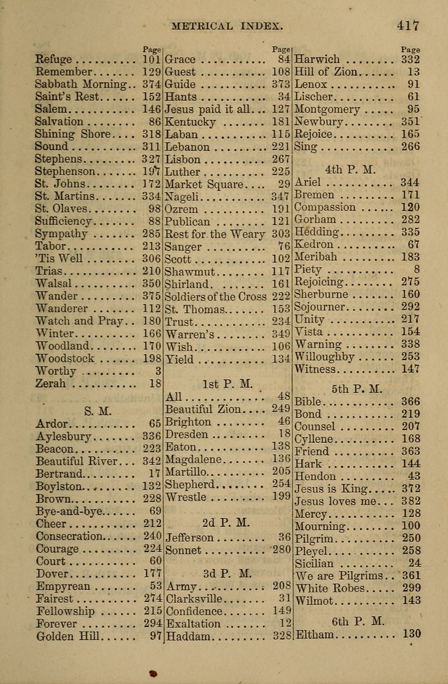 The Centenary Singer: a collection of hymns and tunes popular during the last one hundred years page 417