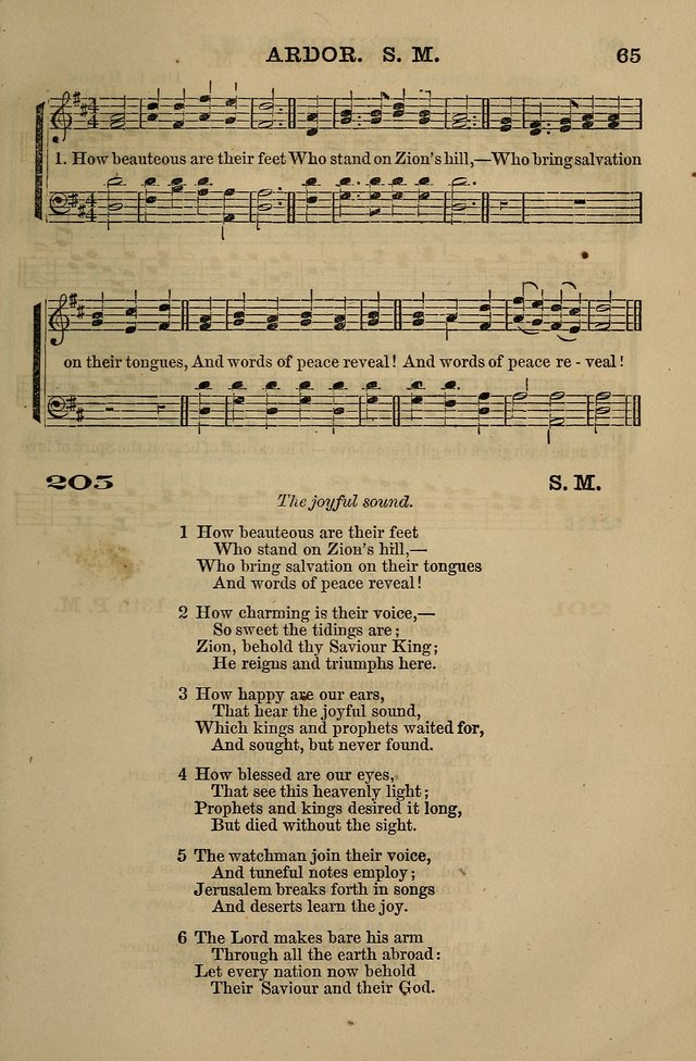 The Centenary Singer: a collection of hymns and tunes popular during the last one hundred years page 65
