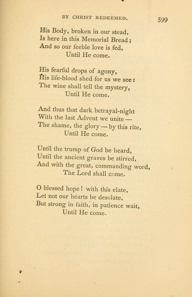 Christ in Song page 599