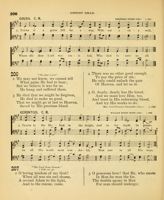 Carmina Sanctorum: a selection of hymns and songs of praise with tunes page 107
