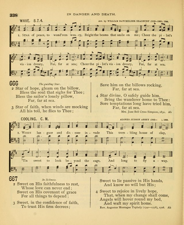 Carmina Sanctorum: a selection of hymns and songs of praise with tunes page 341