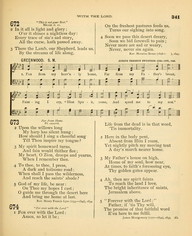 Carmina Sanctorum: a selection of hymns and songs of praise with tunes page 344