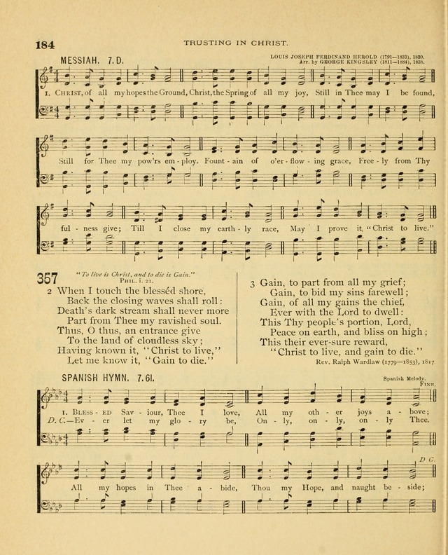 Carmina Sanctorum, a selection of hymns and songs of praise with tunes page 185