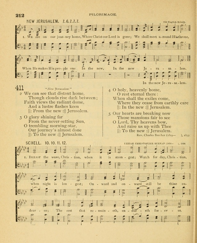 Carmina Sanctorum, a selection of hymns and songs of praise with tunes page 213