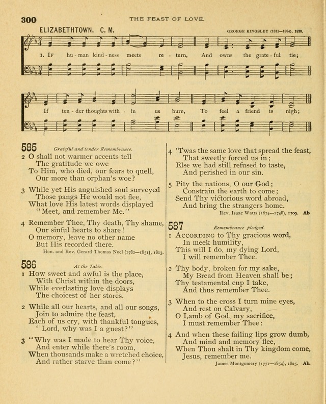 Carmina Sanctorum, a selection of hymns and songs of praise with tunes page 301