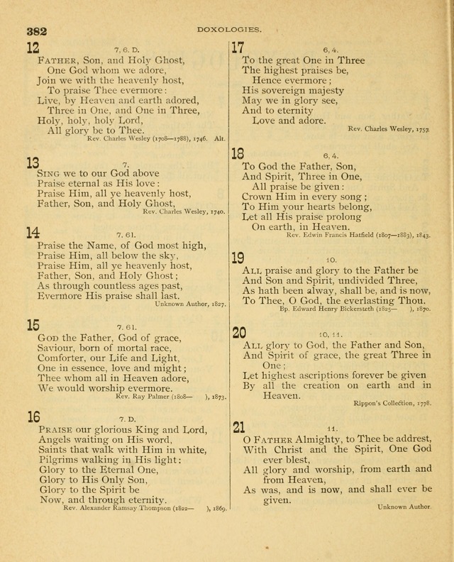 Carmina Sanctorum, a selection of hymns and songs of praise with tunes page 383