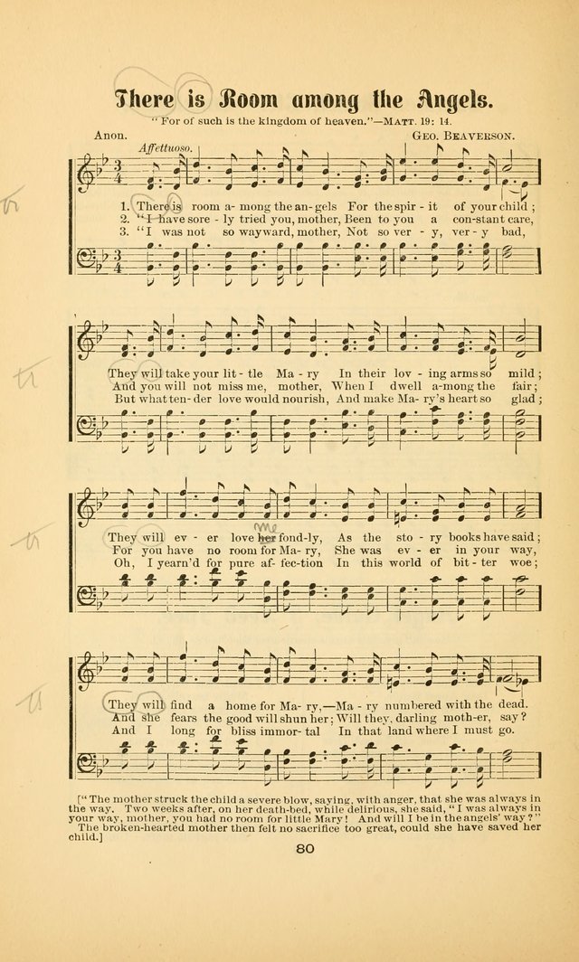 Celestial Sonnets: a collection of new and original songs and hymns of peace and progress, designed for public gatherings, home circles, religious, spiritual, temperance, social and camp meetings, etc page 85