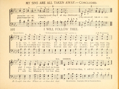 Christ in Song: containing over 700 best hymns and sacred songs new and old page 113