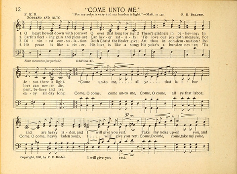 Christ in Song: containing over 700 best hymns and sacred songs new and old page 12