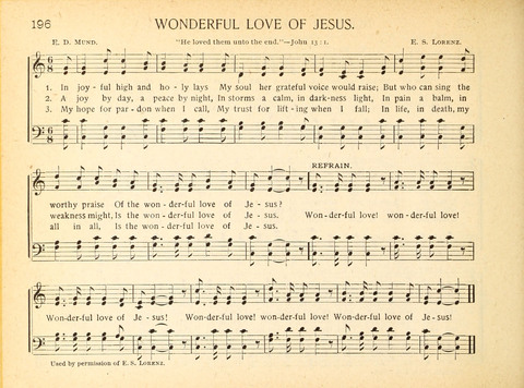 Christ in Song: containing over 700 best hymns and sacred songs new and old page 124