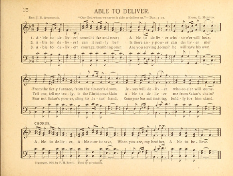 Christ in Song: containing over 700 best hymns and sacred songs new and old page 15