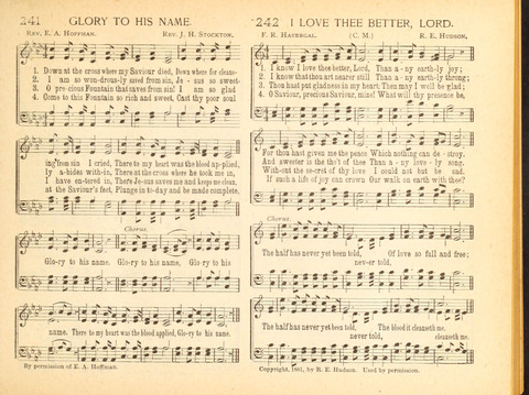 Christ in Song: containing over 700 best hymns and sacred songs new and old page 159
