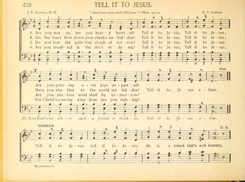Christ in Song: containing over 700 best hymns and sacred songs new and old page 240