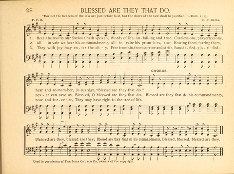 Christ in Song: containing over 700 best hymns and sacred songs new and old page 25