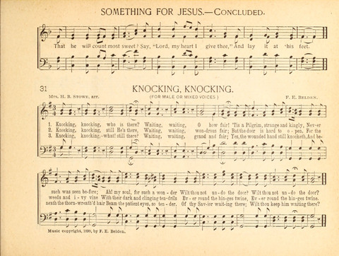 Christ in Song: containing over 700 best hymns and sacred songs new and old page 31