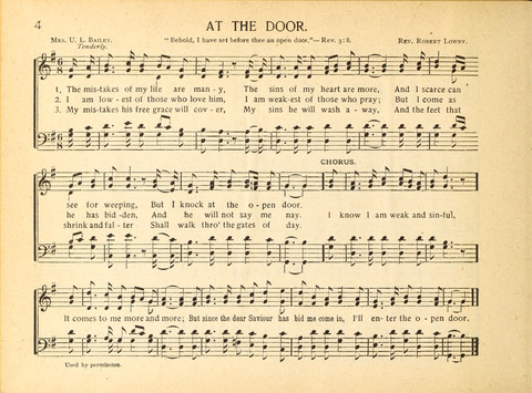 Christ in Song: containing over 700 best hymns and sacred songs new and old page 4